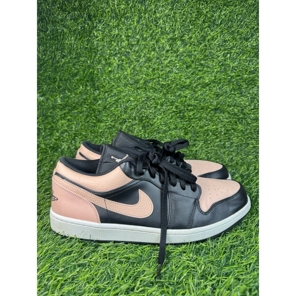 Nike Air Jordan 1 Low Crimson Tint Men's Size 13 US 553558-034 Black White